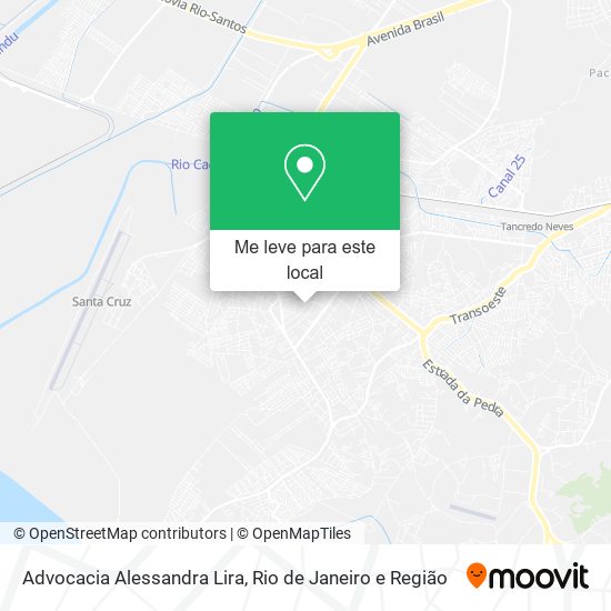Advocacia Alessandra Lira mapa