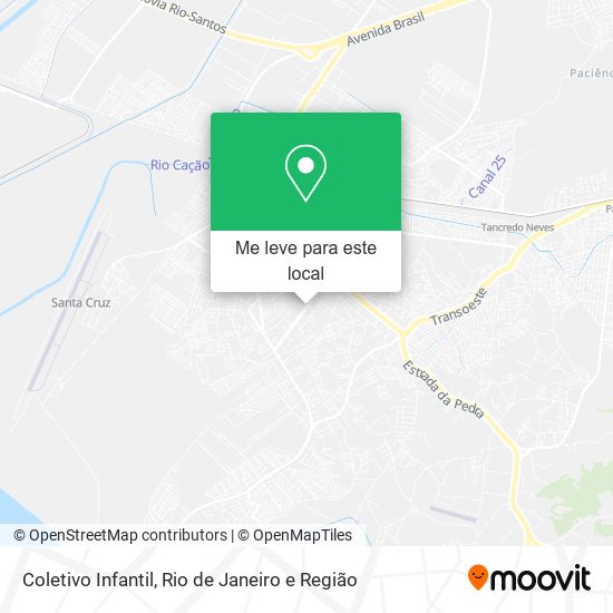 Coletivo Infantil mapa