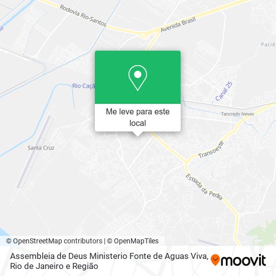 Assembleia de Deus Ministerio Fonte de Aguas Viva mapa