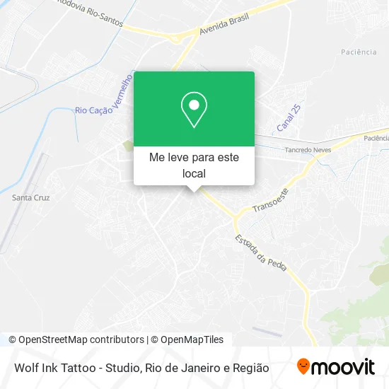 Wolf Ink Tattoo - Studio mapa