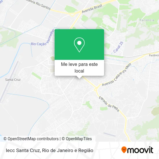 Iecc Santa Cruz mapa