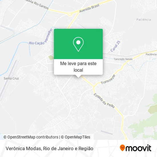 Verônica Modas mapa