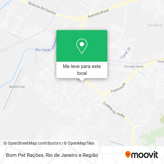 Bom Pet Rações mapa