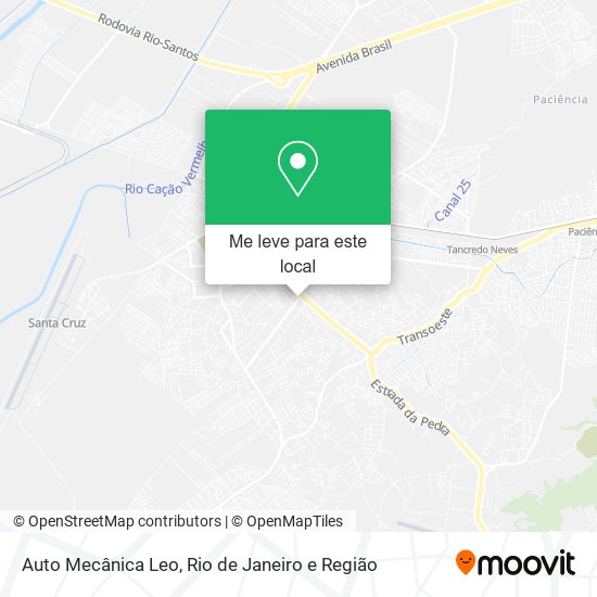 Auto Mecânica Leo mapa