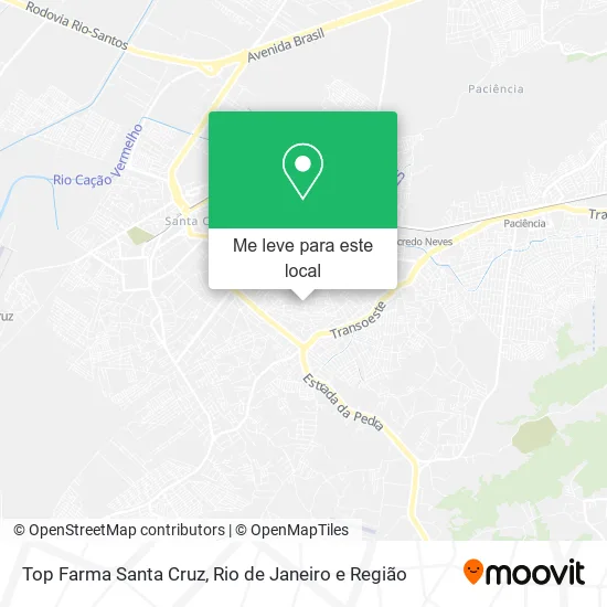 Top Farma Santa Cruz mapa