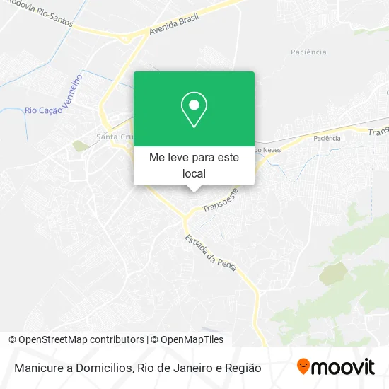 Manicure a Domicilios mapa