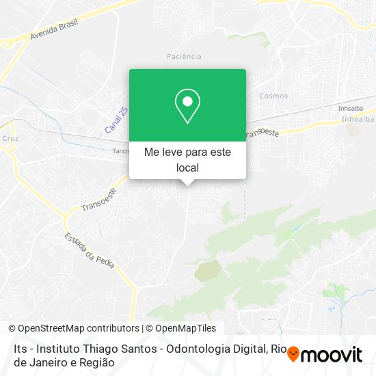 Its - Instituto Thiago Santos - Odontologia Digital mapa