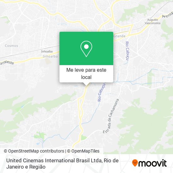 United Cinemas International Brasil Ltda mapa