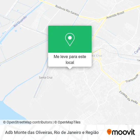 Adb Monte das Oliveiras mapa