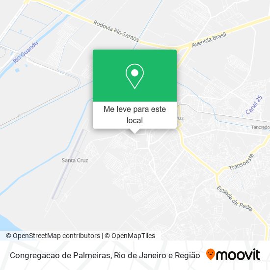 Congregacao de Palmeiras mapa