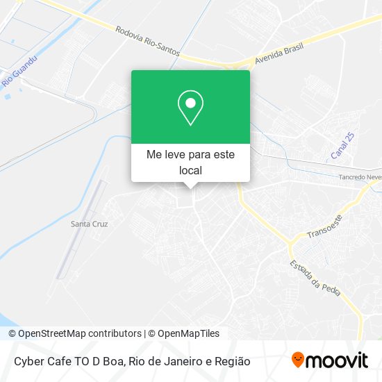 Cyber Cafe TO D Boa mapa