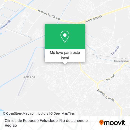 Clínica de Repouso Felizidade mapa