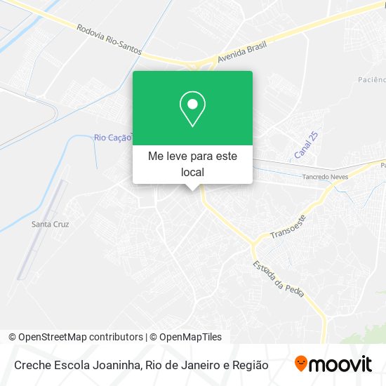 Creche Escola Joaninha mapa