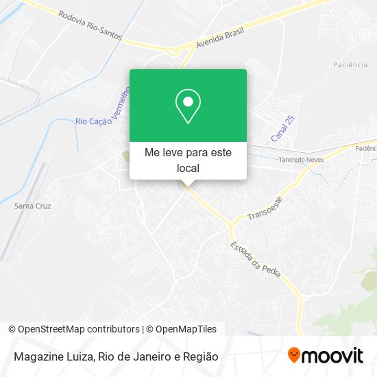 Magazine Luiza mapa