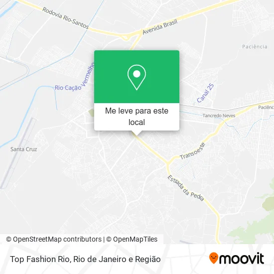 Top Fashion Rio mapa
