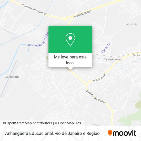 Anhanguera Educacional mapa