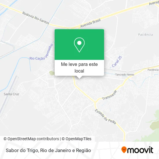 Sabor do Trigo mapa