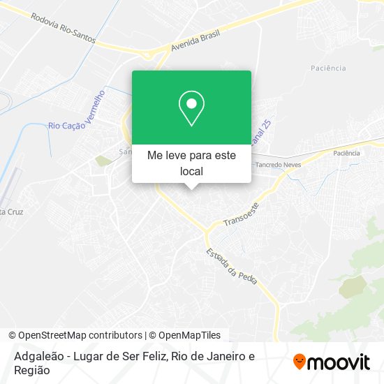Adgaleão - Lugar de Ser Feliz mapa