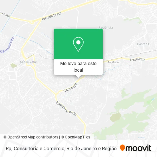 Rpj Consultoria e Comércio mapa