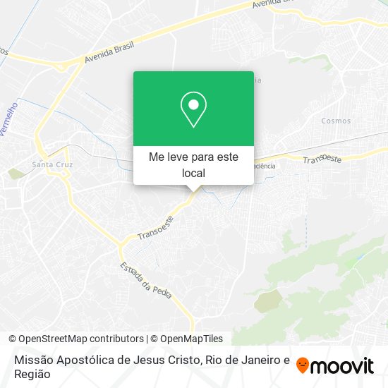 Missão Apostólica de Jesus Cristo mapa