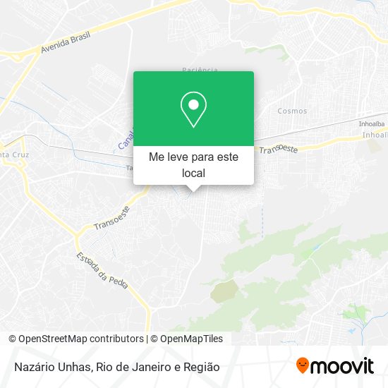 Nazário Unhas mapa