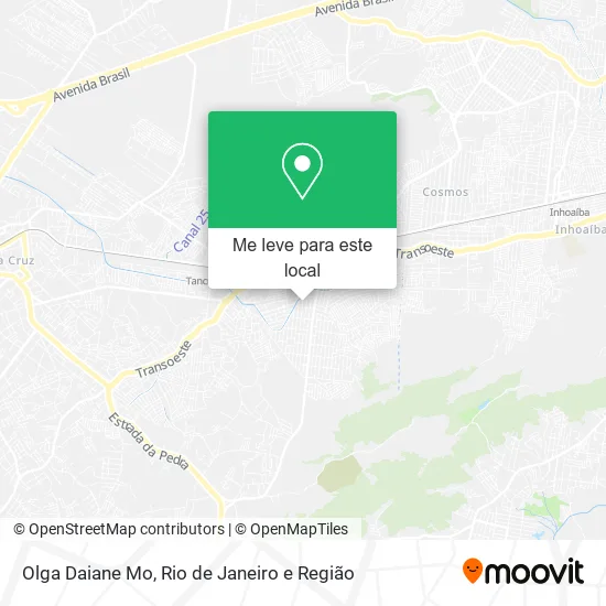 Olga Daiane Mo mapa