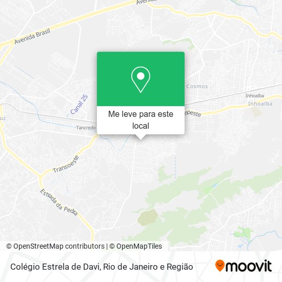 Colégio Estrela de Davi mapa