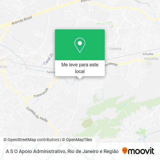 A S O Apoio Administrativo mapa