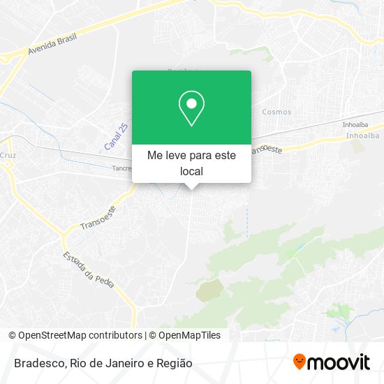 Bradesco mapa