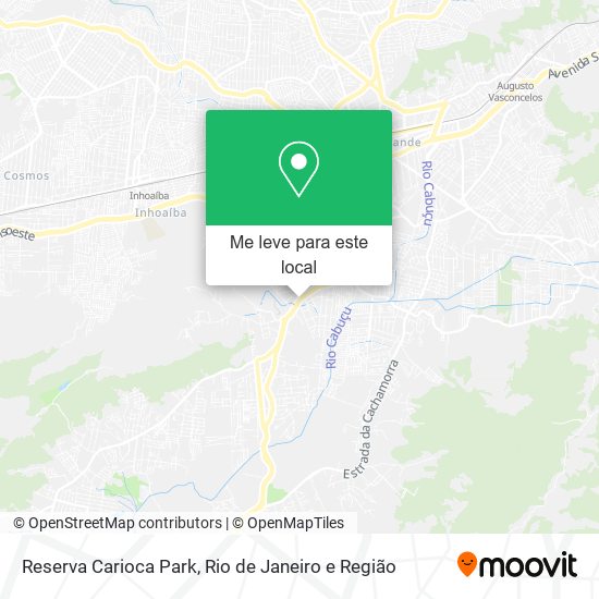 Reserva Carioca Park mapa