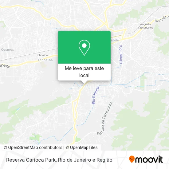 Reserva Carioca Park mapa