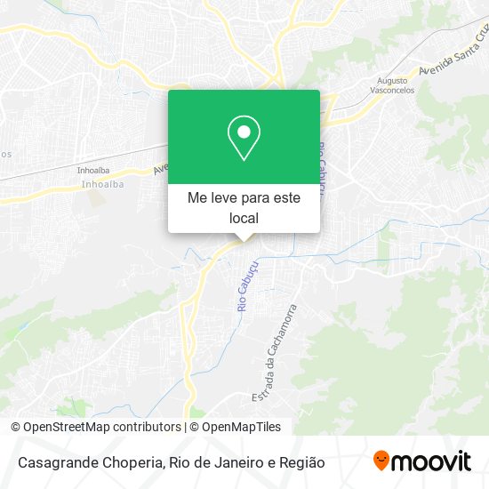 Casagrande Choperia mapa