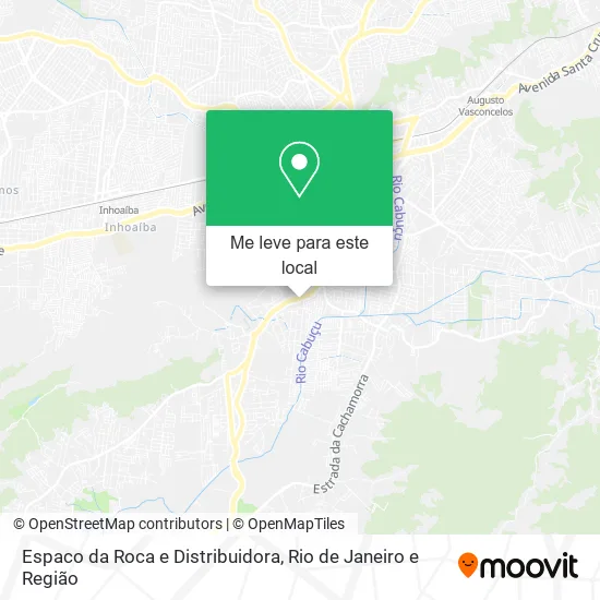 Espaco da Roca e Distribuidora mapa
