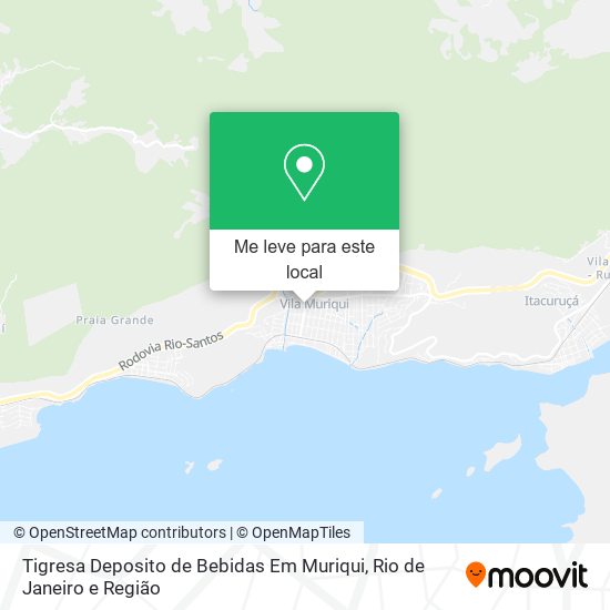 Tigresa Deposito de Bebidas Em Muriqui mapa