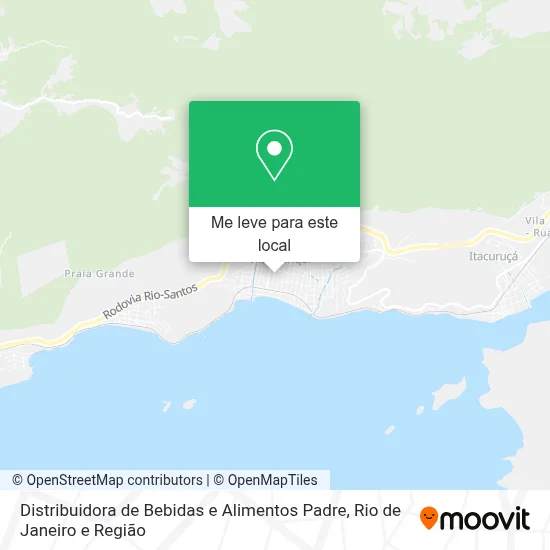 Distribuidora de Bebidas e Alimentos Padre mapa