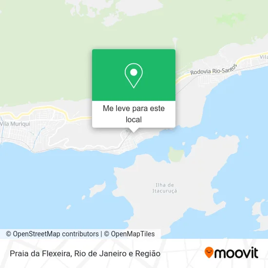 Praia da Flexeira mapa