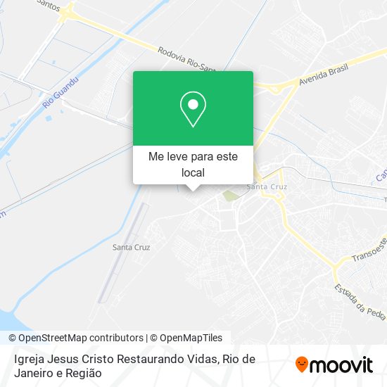 Igreja Jesus Cristo Restaurando Vidas mapa