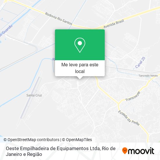 Oeste Empilhadeira de Equipamentos Ltda mapa