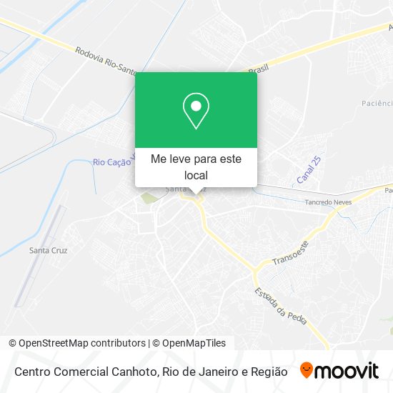 Centro Comercial Canhoto mapa