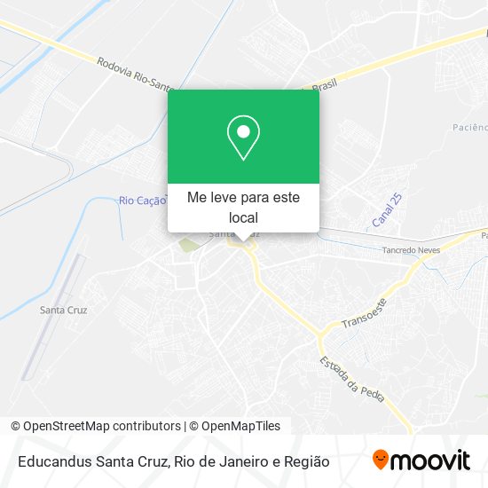 Educandus Santa Cruz mapa
