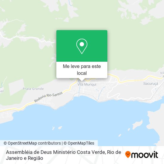 Assembléia de Deus Ministério Costa Verde mapa