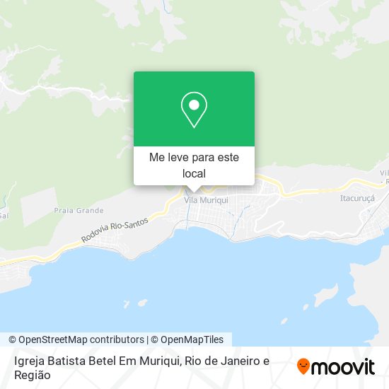 Igreja Batista Betel Em Muriqui mapa