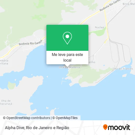 Alpha Dive mapa