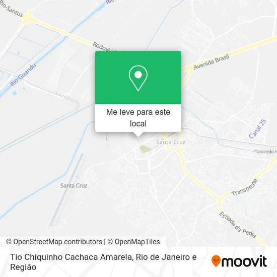 Tio Chiquinho Cachaca Amarela mapa