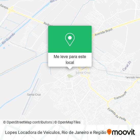 Lopes Locadora de Veiculos mapa