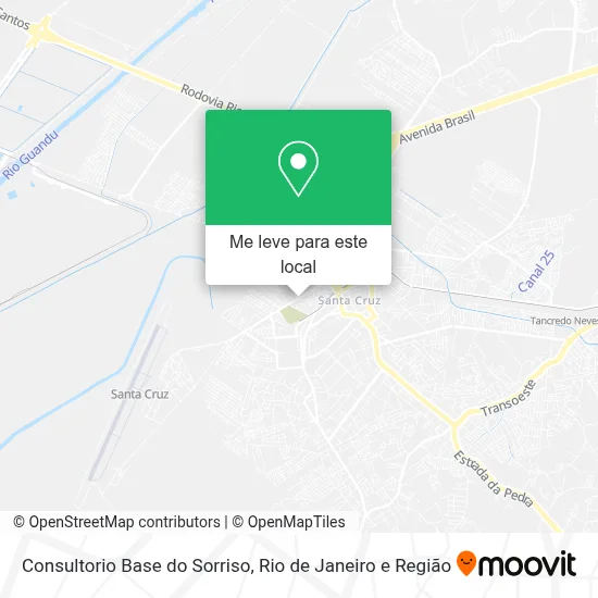 Consultorio Base do Sorriso mapa