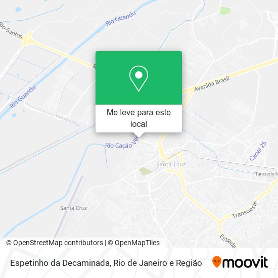 Espetinho da Decaminada mapa