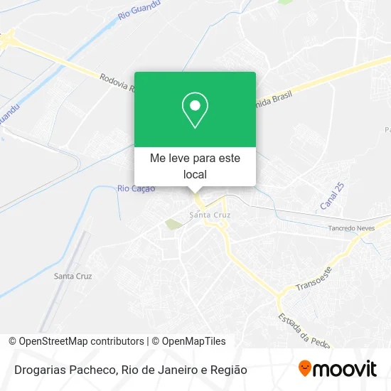 Drogarias Pacheco mapa