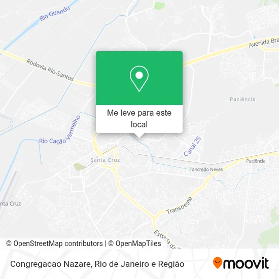 Congregacao Nazare mapa
