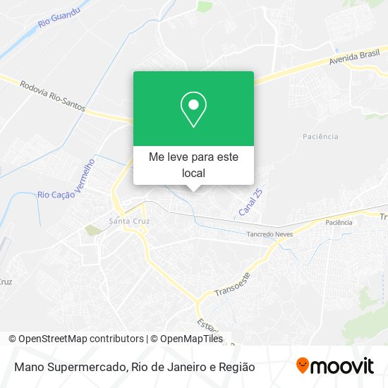 Mano Supermercado mapa